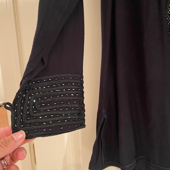 Black embroidered Tunic - Picture 5 of 5